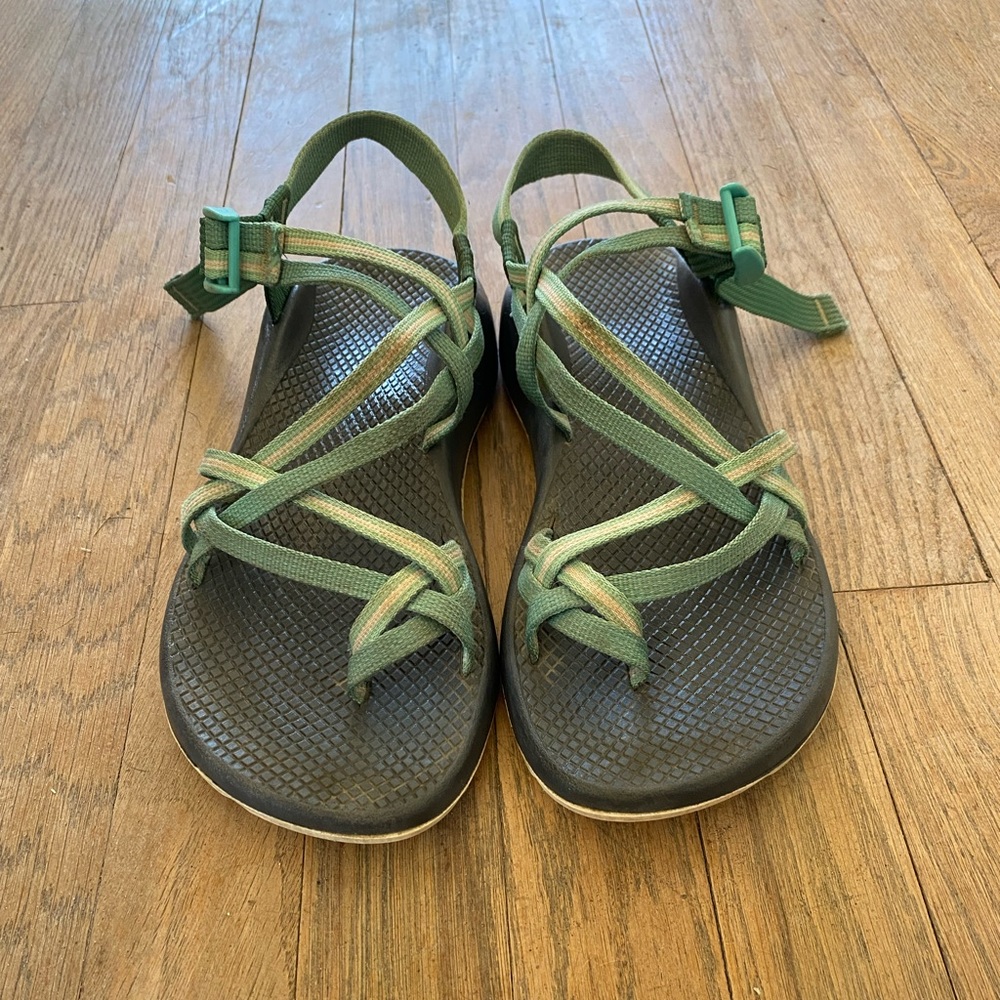 Blue women’s Chacos size 9